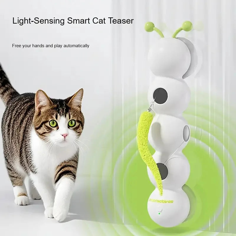 Automatic Sensor Cat Toy,USBCharging,Suitable for all cat breeds,Relieve Boredom,Exercise Pet Companion