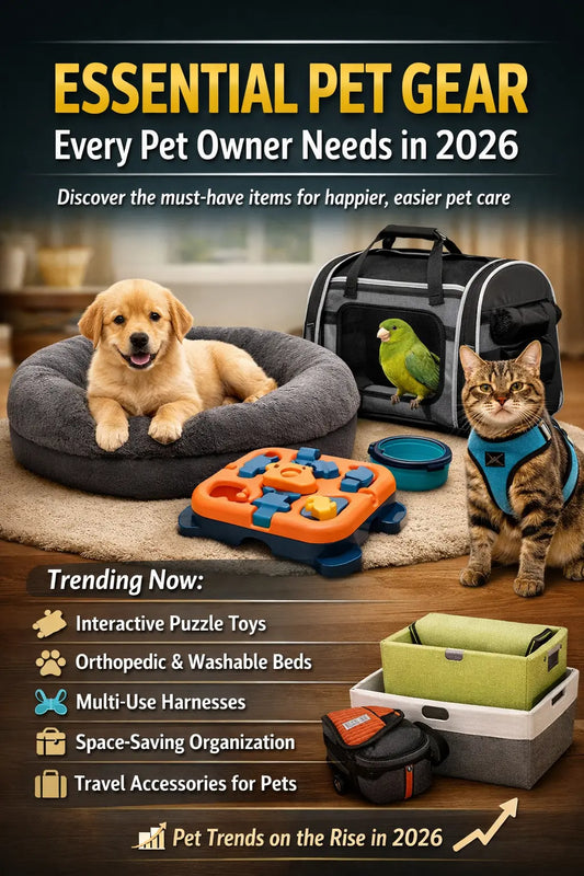 Essential Pet Gear Every Pet Owner Needs in 2026