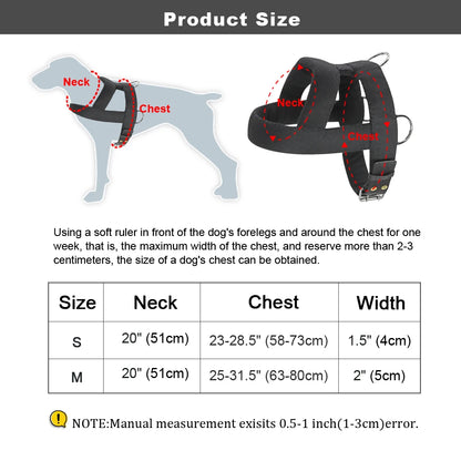 Dog Weight Pulling Harness Soft Padded Dogs Harnesses Pitbull Big Large Dogs Training Harness Pet Agility Products