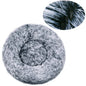 Round Dog Bed Winter Warm Cat Bed Plush Basket for Dog Washable Pet Bed for Small Medium Large Dog Sofa Cat