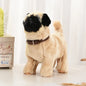 New Simulation Electric Pet Dog Voice Control Walking Nodding Music Touch Robot Animal Plush Pet Children's Toy Gift