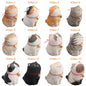 Cute Cat Animals Figurine Decorative Wooden  Ornament Kitten Statue Calico Coffee Home Bedroom Office Desk Decoration Gift Car