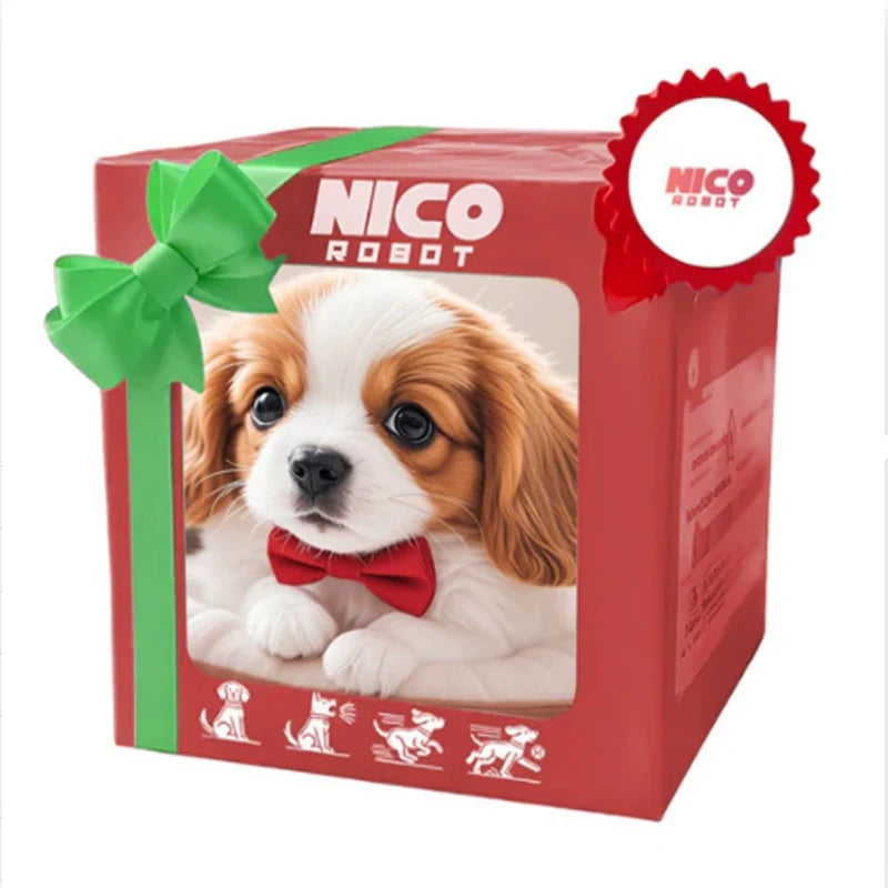 New Cute Plush Robot Puppy Interactive Walking Simulated Puppy Barking Tail Wagging Puppy Plush Toy Chilren(Without Battery)
