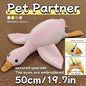 50cm Soft Colorful Duck Plush Toy for Cats Dogs Relax Pet Companion Anxiety-Relieving Dog Buddy Energy Release Gift for Pets
