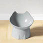 Cat bowl with long ears and high feet bowl with cat and dog neck protection and anti-overturning plastic raised pet bowl