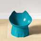 Cat bowl with long ears and high feet bowl cat and dog neck protection and anti-overturning plastic raised pet bowl