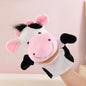 Hand Finger Puppets Cartoon Plush Toy Party Supply Family Gathering Favorite Toy Lion Sheep Duck Giraffe Children Gifts