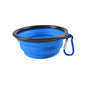 Portable Pet Food Bowl  Durable TPR Bowl  Cat and Dog Food Pet Silicone Collapsible Bowl Portable Travel Outdoor Water Food Bowl
