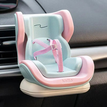 Pet Car Safety Seat Cute Hamster Rabbit Doll Seat Can Clip Car Air Outlet Pet Out Portable Seat Tool Driving Companion