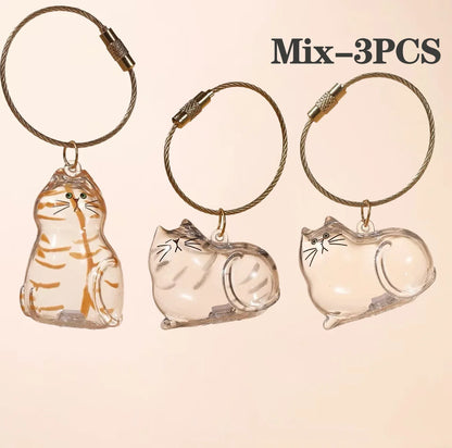 Pet Hair Keepsake Box Memorial Bottle for Cat Fur Storage Container for DIY Decoration Gift for Pet Lovers Home Display