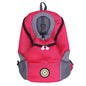 Pet Backpack Carrier for Small Dogs & Cats - Front-Folded Travel Backpack with Ventilation Mesh & Harness-Like Zipper Lock