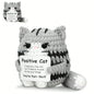 Crocheted Cats Full of Positive Energy, Emotional Encouragement, Birthday Gifts for Friends, Handmade Knitted Cats, Gifts for Female Colleagues, Friends, Students, Small Birthday and Christmas Gifts, Stocking Stuffers