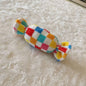 Puppy Dog Chew Toy Fruit Vegetable Chicken Drum Bone Squeak Toy for Cat Pets Plush Puzzle Dog Toys Stuffed Squeaking Pet Toy