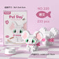 HUIQIBAO MINI Cute Pet Dog Cat Micro Building Block Model Set Kids City Cartoon Animal Diamond Bricks Educational Toys for Adult