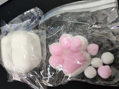 Stress And Anxiety Relief Softly Soothe The Shape Of a Cat's Paw With A Massage Of The Hands Or Feet For Adult Sensory Toys