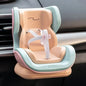 Pet Car Safety Seat Cute Hamster Rabbit Doll Seat Can Clip Car Air Outlet Pet Out Portable Seat Tool Driving Companion