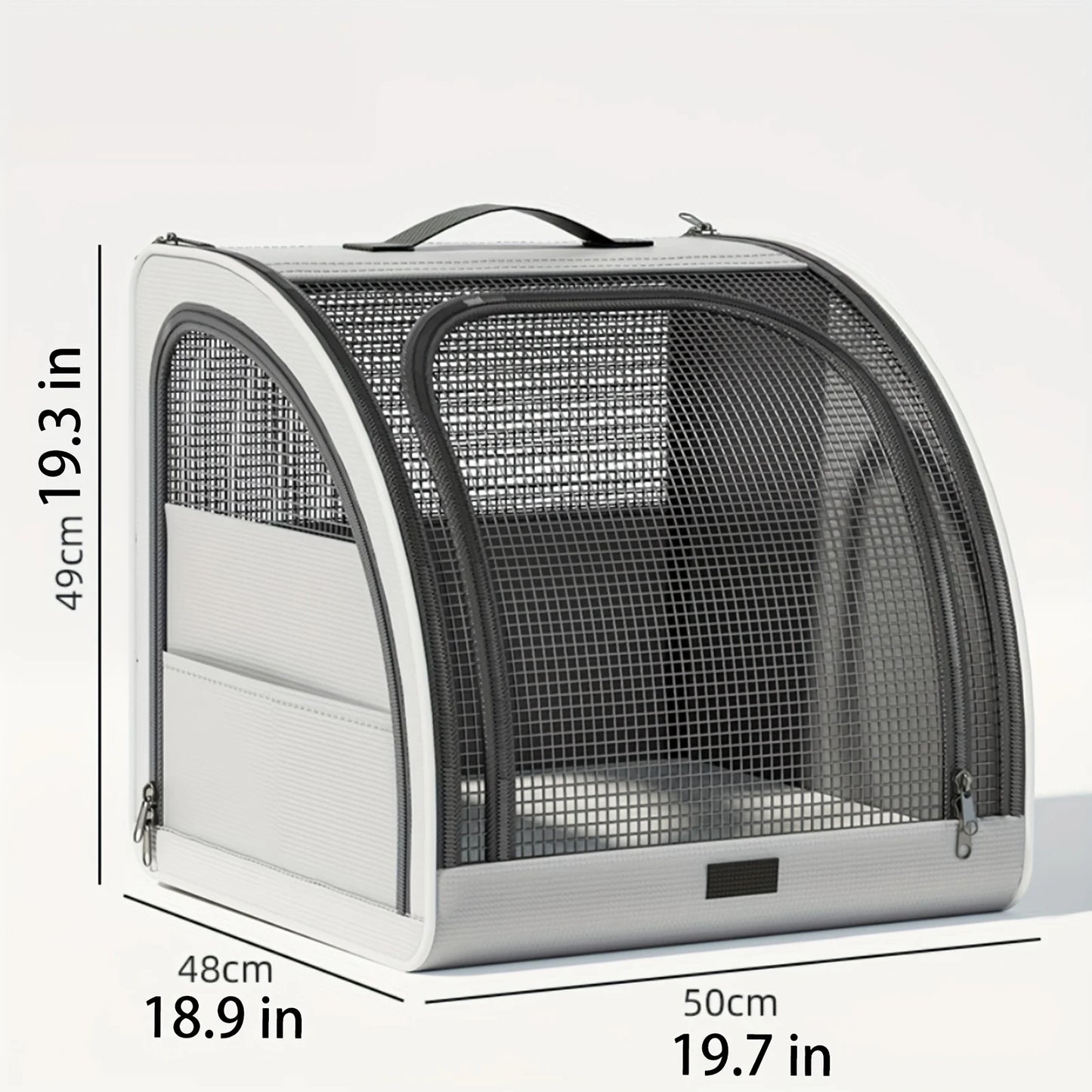 Pet Car Bed for Dogs Cats - Travel Vehicle Accessory, Portable Pet Seat for Car Ride