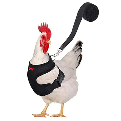 Pet Adjustable Harness Leash for Chicken Puppy Comfortable Breathable Pet Vest for Small Dogs Duck Goose Training Accessories