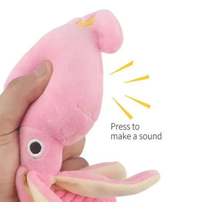 Dog toys; cat toys; sound-emitting cotton rope octopus; durable chew toys for cleaning teeth; interactive pet toys.