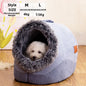 Pet House for Small Dog Cat Bed House Portable Enclosed Plush Pet Kitten Nest Winter Warm Soft Pet Cave Kennel Deep Sleep Sofa
