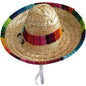Funny Mexican Sombrero Cap Pet Mini Straw Hat Dog & Cat Straw Sombrero Hat Small Dog Clothes Pet Caps for Halloween Party
