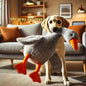 50cm Soft Colorful Duck Plush Toy for Cats Dogs Relax Pet Companion Anxiety-Relieving Dog Buddy Energy Release Gift for Pets