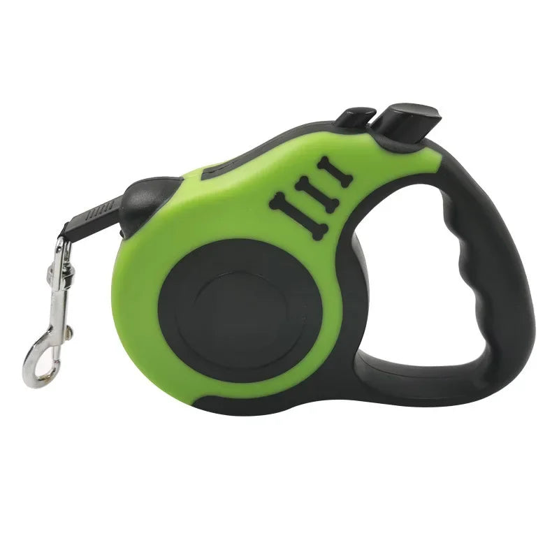 Automatic Retractable Durable Nylon Lead 3m 5m Dog Leash for Small Dogs Cat Puppy Outdoor Travel Walking Hiking Traction Rope