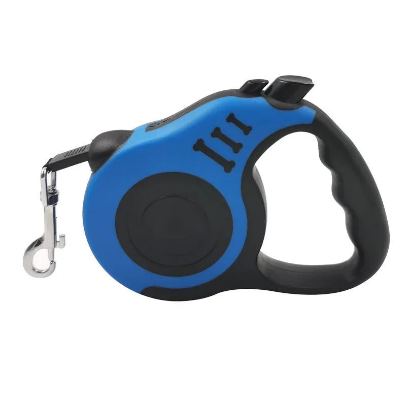 Automatic Retractable Durable Nylon Lead 3m 5m Dog Leash for Small Dogs Cat Puppy Outdoor Travel Walking Hiking Traction Rope