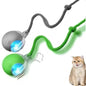 New Automatic Interactive Cat Ball Toy Rechargeable Smart Electric Rolling Ball with Faux Tail for Dog And Cat Training