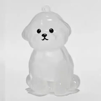 Hanging Pet Keychain Pendant Memorial Resin Cat/Dog Hair Storage Capsule Unique Keychain Novel Trendy Souvenir for Pet Lovers