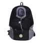 Pet Backpack Carrier for Small Dogs & Cats - Front-Folded Travel Backpack with Ventilation Mesh & Harness-Like Zipper Lock