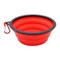 Durable TPR Portable Pet Food Bowl for Cats And Dogs Silicone Collapsible Travel Outdoor Water Food Bowl for Pets
