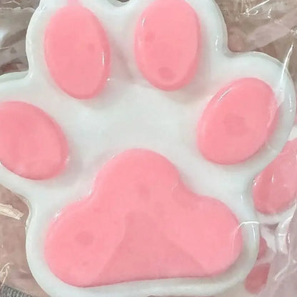 Large Cat Paw Squeeze Toy Soft Sticky Silicone PVC Stress Relief Decompression Pinching Toy for Adults Kids Stress Relief Toys