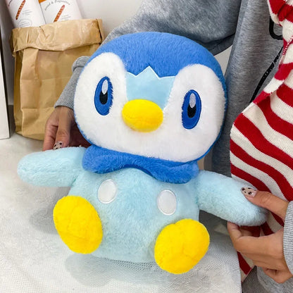 Giant Pokemon Piplup Plush Toy Huggable Blue Penguin Stuffed Anime Doll Collectible Gift for Pokemon Enthusiasts