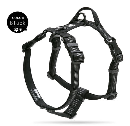 Truelove Pet Harness Adjustable Reflective Nylon with Collar Leash LED Light Neoprene Padded Hiking Running TLH6171 Dropshipping