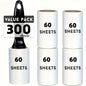 Extra-Sticky Lint Roller for Pet Hair Removal 60 Sheets/Roll,Ideal for Dog & Cat Owners,Perfect for Clothes & Furniture Cleaning