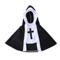 Funny Halloween Cat Cosplay Costumes Dress Up Party Kitten Jesus Nun Clothes for Small Medium Dogs Cats Puppy Pet Accessories
