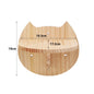 Cat Tree Wall Mounted Cat Climbing Wood Shelves Cat Jumping Platform or Hammock with Stairway for Kitten Playground Furniture