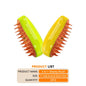 Reusable Double-Sided Pet Hair Removal Glove Anti-Static Grooming Tool for Cats Dogs Soft Brush Mitt for Furniture Carpet Cloth