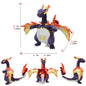 Pokemon Large pet Pok é mon plush earth turtle Huangyan wolf Soloya fierce carp dragon spray fire dragon toy doll, plush toy chi
