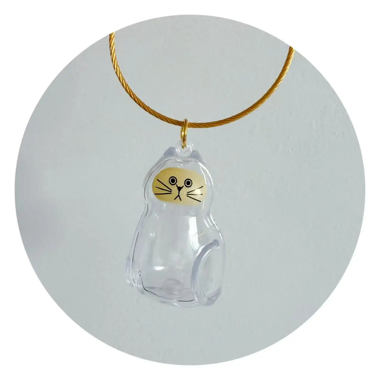 Hanging Pet Keychain Pendant Memorial Resin Cat/Dog Hair Storage Capsule Unique Keychain Novel Trendy Souvenir for Pet Lovers