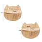 Cat Tree Wall Mounted Cat Climbing Wood Shelves Cat Jumping Platform or Hammock with Stairway for Kitten Playground Furniture