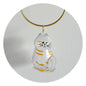 Hanging Pet Keychain Pendant Memorial Resin Cat/Dog Hair Storage Capsule Unique Keychain Novel Trendy Souvenir for Pet Lovers
