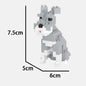 Children's Puzzle Building Animal Series Pet Dog Toy DIY Assembly Education Micro Particle Set Furniture Ornaments Birthday Gift