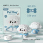 HUIQIBAO MINI Cute Pet Dog Cat Micro Building Block Model Set Kids City Cartoon Animal Diamond Bricks Educational Toys for Adult