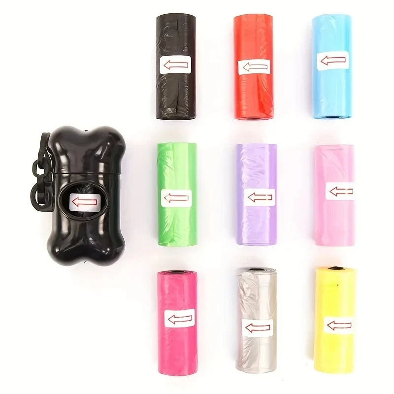 1500PCS Dog Poop Bag Outdoor Cleaning Poop Bag Outdoor Clean Pets Supplies for Dog 15Bags/Roll Refill Garbage Bag Pet Supplies