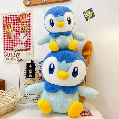 Giant Pokemon Piplup Plush Toy Huggable Blue Penguin Stuffed Anime Doll Collectible Gift for Pokemon Enthusiasts