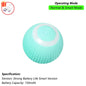Dog Cat Interactive Ball Toy Automatic Rolling Ball Faux Tail Rechargeable Smart Pet Electric Toy Dog Cat Training Imitate Mouse