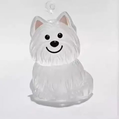 Pet Hair Memorial Resin Storage Capsule Creative Cat/Dog Hair Pendant Unique Keychain Novel Trendy Souvenir Car Decorate Gift