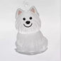 Pet Hair Memorial Resin Storage Capsule Creative Cat/Dog Hair Pendant Unique Keychain Novel Trendy Souvenir Car Decorate Gift